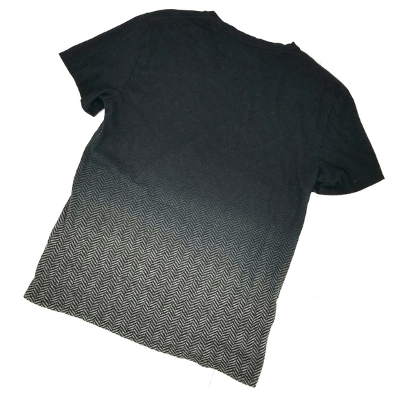 🐘VINCE || Ombrè Herringbone Tee - Picture 4 of 4